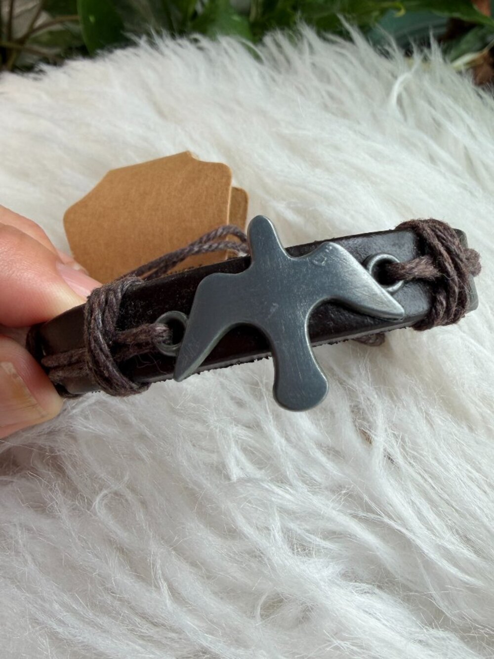 Dove Leather Bracelet